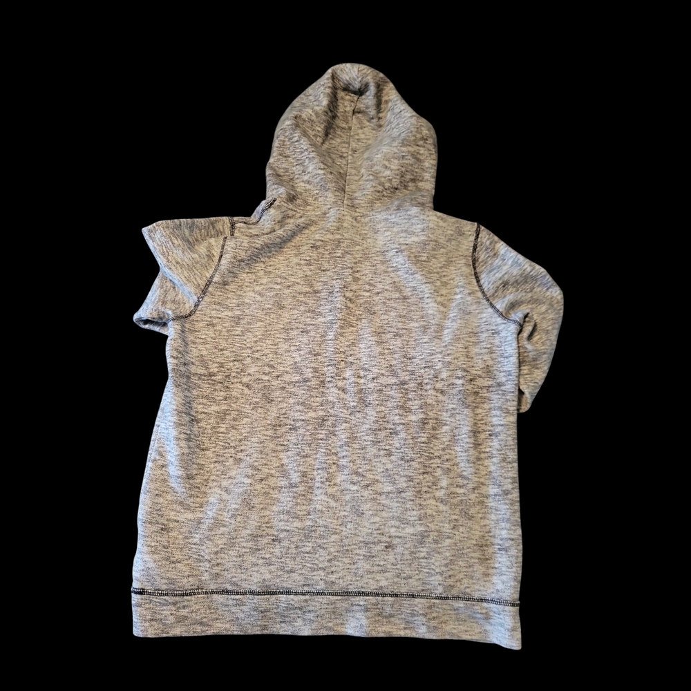 Hollister Heather Gray Pullover Hoodie with Kangaroo Pocket and Soft Fabric - Picture 2 of 2
